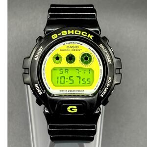 Casio G-Shock DW6900CS-1 Lime Green Glossy Black Digital Men's Watch